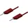 Hirschmann MLN 200/2,5 RT Messleitung Lamellenstecker 4 mm Lamellenstecker 4 mm 2.00 m Rot