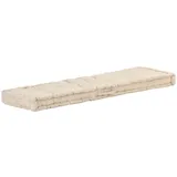 vidaXL Palettenkissen 120 x 40 x 7 cm beige 1 St.