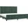 vidaXL Bettgestell 200 x 200 cm Dunkelgrün