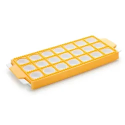 Tescoma Ravioliformer Ravioli-Ausstecher Ravioliform Form für 21 Ravioli Teig Rund