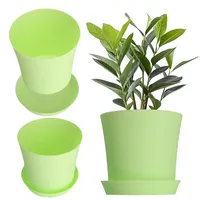 Kadax Blumentopf aus Kunststoff, 9 Farben, Pflanzenschutz, Pflanzentopf für