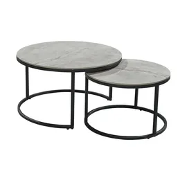 Sofa.de Couchtisch 2er Set ¦ grau