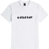 G-Star T-Shirt »Graphic Script R«, Gr. XL, white, , 94959726-XL