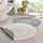 HANSE HOME Porto Wendeteppich Ø 240 cm Blau/Grau/Weiß