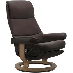 Stressless View | Power Sessel M Paloma Chocolate Eichefarben