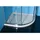 Polysan Duschwanne RENA L Viertelkreis 90x80x4cm, R550, links