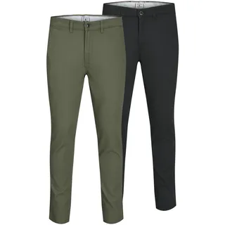 JACK & JONES Marco Dave Akm Hosen 2 Einheiten Black / Pack Dusty Olive 32 34