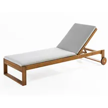prestige home living outdoor Garten-Sonnenliege 197 x 71 x 30 cm Braun