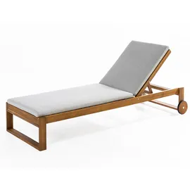 prestige home living outdoor Garten-Sonnenliege 197 x 71 x 30 cm Braun