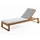 prestige home living outdoor Garten-Sonnenliege 197 x 71 x 30 cm Braun
