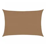 vidaXL Sonnensegel 160 g/m2 Taupe 2,5x4 m HDPE