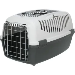 Trixie Hundetransportbox Capri 3 Open Top hellgrau/dunkelgrau S 40 × 38 × 61 cm Hunde Ausstattung