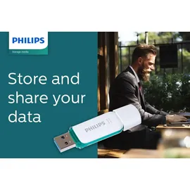 Philips Snow Edition 256 GB weiß/grün USB 3.0 FM25FD75B/00