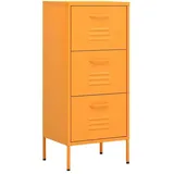 vidaXL Lagerschrank 42,5 x 35 x 101,5 cm gelb