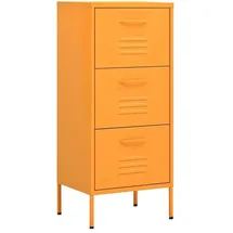 vidaXL Lagerschrank 42,5 x 35 x 101,5 cm gelb