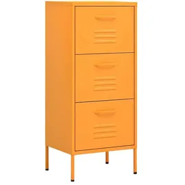 vidaXL Lagerschrank 42,5 x 35 x 101,5 cm gelb