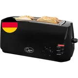 Quest 4-Scheiben Langschlitz-Toaster – 1400 W, Extra Breite Schlitze, 6-Stufige