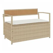 vidaXL Gartenbank 55 x 74 x 55 cm Beige