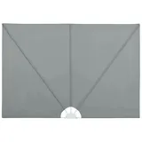 vidaXL Faltbarer Terrassen-Seitenfächer Grau 300×200 cm