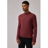 STREET ONE Rundhalspullover rot XL