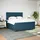 vidaXL Boxspringbett 180 x 200 cm Blau