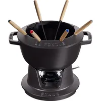 Staub Fondue Set 20 cm, Schwarz