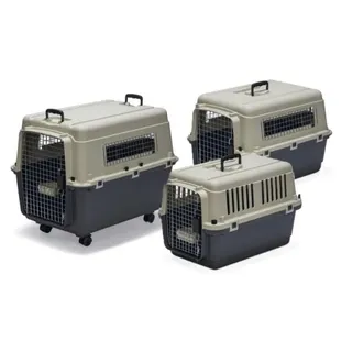 Flugbox Karlie Nomad IATA - Transportbox Kunststoff für Hunde und Katzen (Größe: XL)