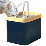 Katzenbrunnen Wassernapf, Ultra Leise Katze Wasserbrunnen zum Trinken, Automatischer Haustier Trinkbrunnen Wiederaufladbarer Sicherer Wasserbrunnen für Katzen, 1.5L