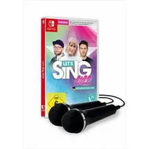 Let's Sing 2022 Set mit Deutschen Hits 2 Mikrofone NEU OVP