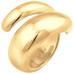 Nenalina Wickelring Glänzend Modern Statement 925 Silber 56 Damen 
