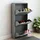 [en.casa] Sokndal 50 x 104 x 15 cm grau / grau