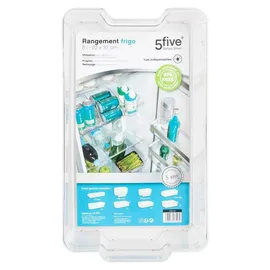 5 five simply smart Aufbewahrung für 8l smart fridge Kühlschrank 5five transparent
