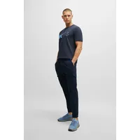 BOSS GREEN Cargohose »T_Urbanex-CargoLight«, mit elastischem Bund und Kordelzug, Gr. 56 - N-Gr, Dark Blue402, , 24696767-56 N-Gr