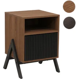 Mendler Nachtschrank HWC-O40 59 x 40 x 40 cm Beige