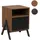 Mendler Nachtschrank HWC-O40 59 x 40 x 40 cm Beige