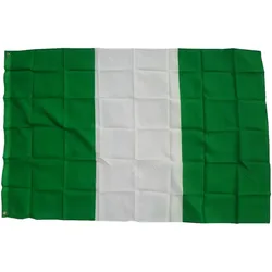 Flagge Nigeria Nigerien 90 x 150 cm Fahne mit 2 Ösen 100g/m2 Stoffgewicht Hissflagge