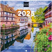 Finocam - Bebilderter Wandkalender International 2025 Monatsansicht Januar 2025 bis Dezember 2025 (12 Monate) Charming International