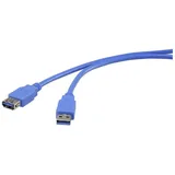 Renkforce USB-A 3 m Blau