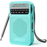 Tragbares Radio, FM/AM(MW)-Transistorradio, Taschen-Batterieradio mit hervorragendem Empfang, hervorragende Klangqualität, Mini-Tragradio