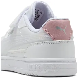 Puma Caven III Holo 2.0 Kinder Weiß/Rosy Outlook/Silber 33