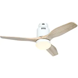 Deckenventilator Aerodynamix Eco 112 - Lack Weiß / Holz Natur