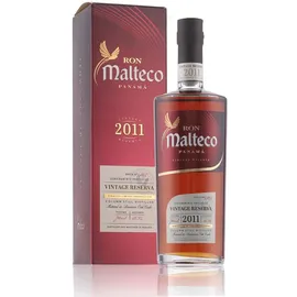 Ron Malteco Malteco Vintage Reserva Rum 2011 42,3% vol 0,7 l Geschenkbox