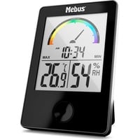 Mebus 40929 Thermo-Hygrometer schwarz,