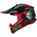 Broken Head Motocross-Helm »Freakzone Schwarz-Grün-Rot