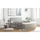 Westfalia Schlafkomfort Polsterbett mit bei Ausführung mit Matratze, grau Polsterbetten ohne Bettkasten