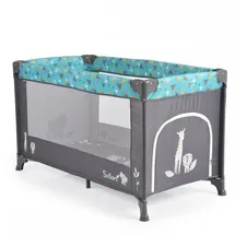 Moni Moni, Reisebett, Grau, Kunststoff, 60x120 cm, Babymöbel, Babybetten, Reisebetten