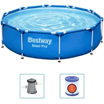 BESTWAY Steel Pro Pool 305 x 76 cm inkl. Filterpumpe