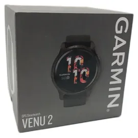Garmin Venu 2 45 mm Silikonarmband schwarz/schiefer