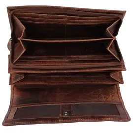 GREENLAND Nature Montana Geldbörse Damen RFID braun