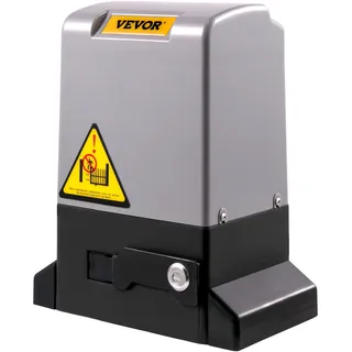 Vevor Schiebetoröffner 1800 kg 5 m Automatisches Schiebetor mit 4 Fernbedienungen und APP-Steuerung, Elektrischer Rolltormotor für Einfahrten Komplettes Hardware-Sicherheitssystem-Kit für Torantriebe